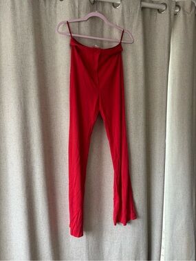 VTG Salvatore Ferragamo Red Boot Cut Pants